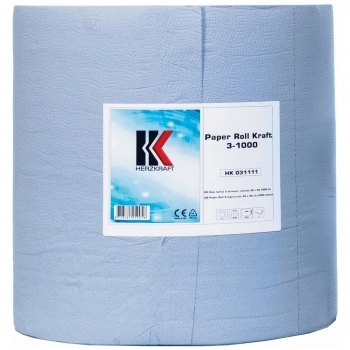 ROLA HARTIE BLUE 3-ST, 1000FOI, 36X38CM(H), 360M/ROL, 1ROLA/SET - (HK031111) 0